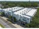 Aerial view of the condo complex with many roof top air conditioning units at 5008 S Macdill Ave # 10, Tampa, FL 33611