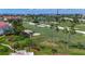 Scenic aerial of the lush golf course with well-manicured greens and palm trees at 6059 Bahia Del Mar Blvd # 235, St Petersburg, FL 33715