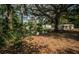 Scenic waterfront property with lush greenery, storage unit, and a glimpse of nearby houses at 6423 Bass Rd, Weeki Wachee, FL 34607