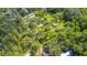 Aerial view of the property lines and adjacent wooded acreage for sale in the surrounding neighborhood at 7211 & 0 Sunnyside Dr, Brooksville, FL 34601