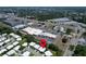 This aerial view shows a desirable neighborhood close to shopping, restaurants and entertainment at 9136 42Nd N Ln, Pinellas Park, FL 33782