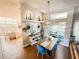Elegant dining room with modern decor, stylish furnishings, and plenty of natural light at 923 Tuscanny St, Brandon, FL 33511