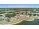 Aerial view of a home with a pond in its backyard, marked with a pin in a neighborhood at 10505 Boyette Creek Blvd, Riverview, FL 33569