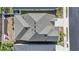 Aerial view of the meticulously maintained roof highlighting its intricate design and durability at 1432 Gopher Loop, Tarpon Springs, FL 34689