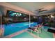 Outdoor pool and lounge area, perfect for evening entertaining and enjoyment at 14702 Dartmoor Ln, Tampa, FL 33624