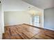 Bright and airy living room offers tile floors, a pool view, and an open layout at 1623 Carter Oaks Dr, Valrico, FL 33596