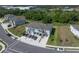 Aerial view of the neighborhood showing the modern townhome exteriors at 1926 Pleasant Maple Ct, Bradenton, FL 34211