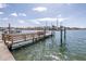 A peaceful water view from a renovated private dock and boat slip at 2140 Dolphin S Blvd, St Petersburg, FL 33707