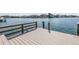 An updated private boat dock and boat lift, offering picturesque waterfront views at 2140 Dolphin S Blvd, St Petersburg, FL 33707