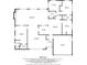 Detailed floor plan showcasing the layout of the home, including bedrooms, bathrooms, kitchen, and living areas at 2140 Dolphin S Blvd, St Petersburg, FL 33707