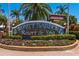 Entrance sign for Safety Harbor Resort and Spa shows lush landscaping in front of the Fountain Grille Restaurant at 231 2Nd S St # 201, Safety Harbor, FL 34695