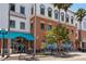 Charming downtown featuring a cafe with outdoor seating near the welcome sign at 231 2Nd S St # 201, Safety Harbor, FL 34695