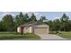 Charming single-story home featuring a two-car garage and well-manicured lawn at 2726 Bryce Ravine Ave, Plant City, FL 33563