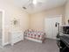 Nicely sized bedroom boasts good ceiling height, closet space, and room to study or play at 311 Vista Cruiser Ln, Oldsmar, FL 34677