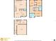 Three floor plans featuring multiple rooms in the house at 3111 W De Leon St # 8, Tampa, FL 33609