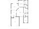 Detailed floor plan showcasing the layout of a single-Gathering home at 7235 Sharpsburg Blvd, New Port Richey, FL 34653