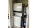 Convenient laundry closet with stacked washer and dryer at 7951 58Th N Ave # 308, St Petersburg, FL 33709
