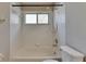 Bathroom with a shower and tub combination at 812 Amethyst Way, Valrico, FL 33594