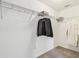 Bright walk-in closet featuring wire shelving for optimal storage solutions at 11416 Alachua Creek Ln, Riverview, FL 33579