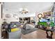 Open concept living area showcasing the kitchen, dining area, and comfortable seating at 11525 Scarlet Ibis Pl, Riverview, FL 33569