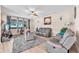 Comfortable living room with neutral tones, stylish seating, and ample natural light at 11525 Scarlet Ibis Pl, Riverview, FL 33569