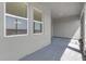 The screened-in lanai has a lovely view of the lake, offering a quiet retreat at 12572 Bergstrom Bay Dr, Riverview, FL 33579
