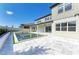 Beautiful backyard featuring pool, patio and a meticulously maintained lawn at 13071 Willow Grove Dr, Riverview, FL 33579