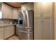 Stainless steel refrigerator, dishwasher and ample storage are found in this well-appointed kitchen at 1430 Normandy Park Oaks Dr # 9, Clearwater, FL 33756