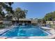 Inviting community pool with lounge chairs, umbrellas, and well-maintained surrounding area for relaxation at 1430 Normandy Park Oaks Dr # 9, Clearwater, FL 33756