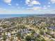 Expansive aerial view captures the neighborhood's proximity to the water, offering scenic waterfront living at 1735 Maryland Ne Ave, St Petersburg, FL 33703
