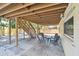 Covered back patio featuring a seating area, perfect for outdoor gatherings and relaxation at 1735 Maryland Ne Ave, St Petersburg, FL 33703
