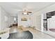 Bright bonus room features a ceiling fan, toys and tiled floors at 1735 Maryland Ne Ave, St Petersburg, FL 33703