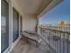 Balcony with seating offers waterfront views at 17735 Gulf Blvd # 202, Redington Shores, FL 33708
