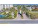 Gated community entrance with manicured landscaping, providing a secure and welcoming environment at 17735 Gulf Blvd # 202, Redington Shores, FL 33708