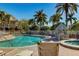 Enjoy the lovely community pool and hot tub with ample space to relax and enjoy the Florida sunshine at 17735 Gulf Blvd # 202, Redington Shores, FL 33708