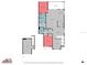 The floorplans include both floors, the first floor with the garage and the second floor with two bedrooms at 2131 River Turia Cir, Riverview, FL 33578
