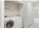 Convenient in-unit laundry area with modern washer and dryer for easy chore days at 2131 River Turia Cir, Riverview, FL 33578