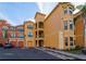 Beautiful condo building features a Mediterranean design, balconies, and attached garages at 2717 Via Cipriani # 631B, Clearwater, FL 33764