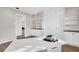 Bedroom/Office space features lots of storage and custom-built desk/bookcase at 307 Orangewood Ln, Largo, FL 33770