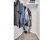 Walk-in closet with ample hanging space and organized storage at 307 Orangewood Ln, Largo, FL 33770