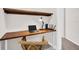 Dedicated home office space with built-in desk and natural light at 307 Orangewood Ln, Largo, FL 33770