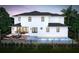 Beautiful backyard featuring a modern pool, open deck area, and manicured landscaping, perfect for relaxing and entertaining at 3622 S Coolidge Ave, Tampa, FL 33629