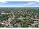 Aerial view of the neighborhood with lush green trees and residential houses at 4034 Paddlewheel Dr, Brandon, FL 33511