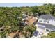 A high angle view of the house and the surrounding neighborhood at 4334 18Th N St, St Petersburg, FL 33714