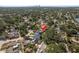 An aerial view showing the location of the property in relation to Tampa, Florida at 4334 18Th N St, St Petersburg, FL 33714