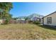The backyard has a full privacy fence and a grassy area to enjoy the outdoors at 4334 18Th N St, St Petersburg, FL 33714