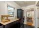 Well-lit kitchen space with ample cabinet space and a convenient open view into the dining room at 4334 18Th N St, St Petersburg, FL 33714