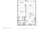 Floor plan of the property showcasing the layout of the living spaces, bedrooms, kitchen, and bathrooms at 4725 Cove Cir # 604, St Petersburg, FL 33708