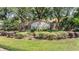 A landscaped sign for the Silverthorn community at 5429 Legend Hills Ln, Spring Hill, FL 34609