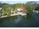 Waterfront home with dock and lush landscaping at 6 Sea S Ln, St Petersburg, FL 33705